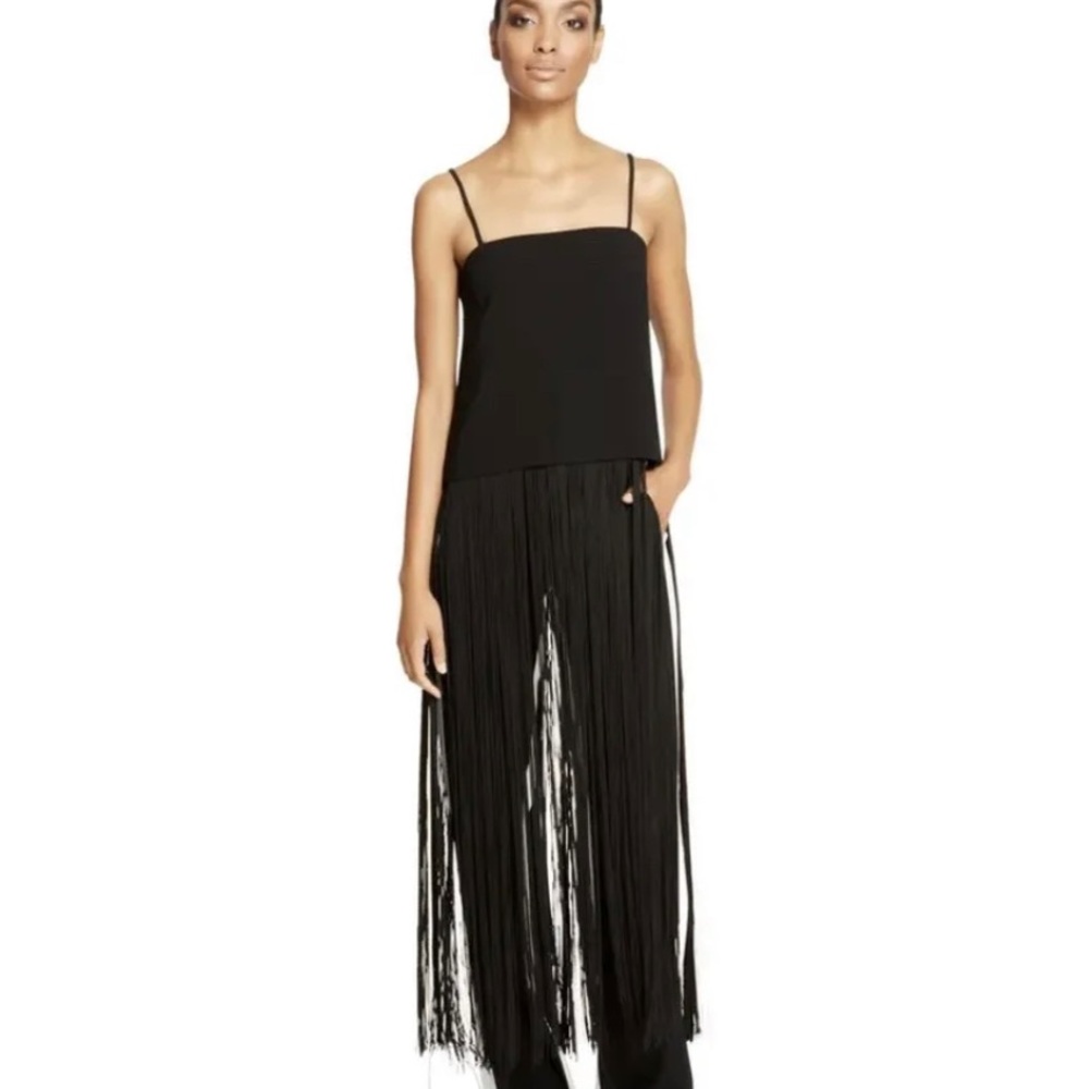 DKNY Top. WITH LONG MOVING FRINGES!!! Size 14. Never Worn. NWT